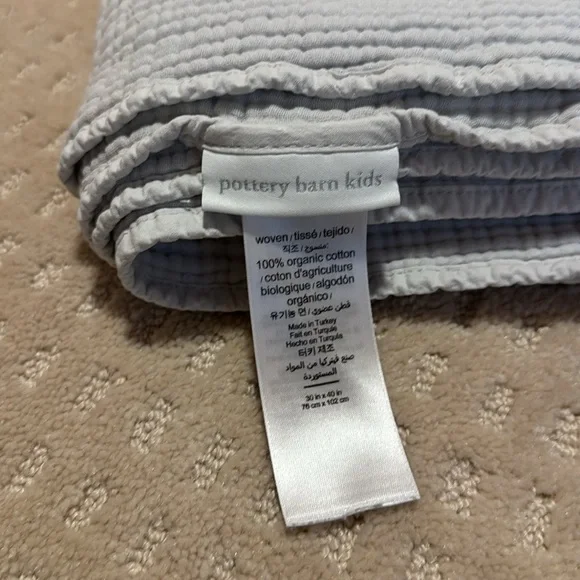 Pottery Barn Muslin Baby Blanket - Picture 2 of 2